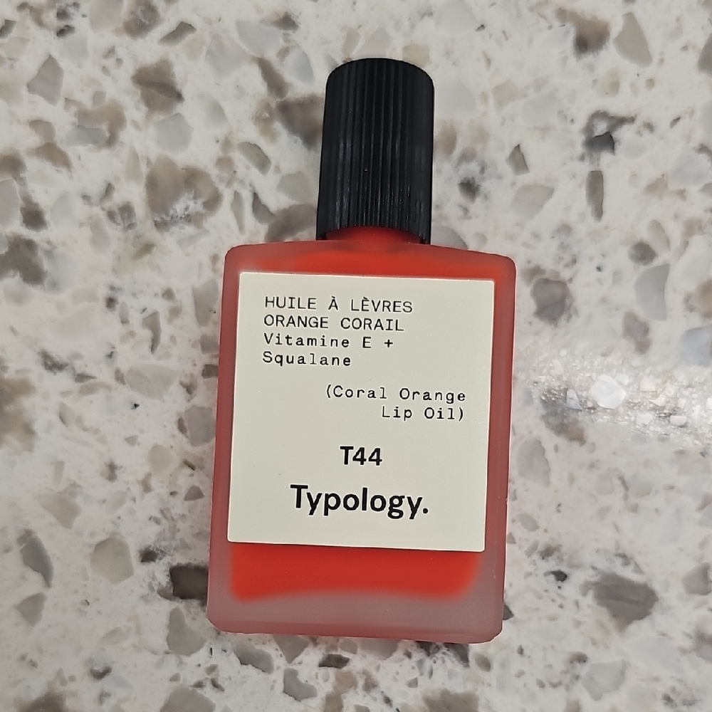 Typology Coral Orange Lip Oil